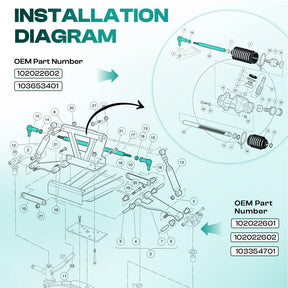 club car golf cart tie rod ends