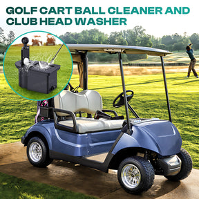 Golf Cart Ball Washer and Club Cleaner Kit for Club Car DS, Yamaha G29, EZGO TXT PDS DCS G&E Golf Carts, OEM 603836 |Drive-up