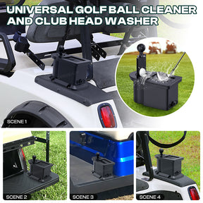 Universal Golf Cart Ball Washer for Club Car, EZGO, Yamaha G&E, OEM 603836 | Drive-up