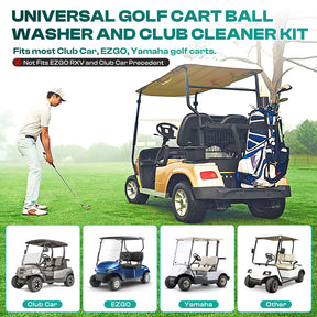 Universal Golf Cart Ball Washer for Club Car, EZGO, Yamaha G&E, OEM 603836 | Drive-up