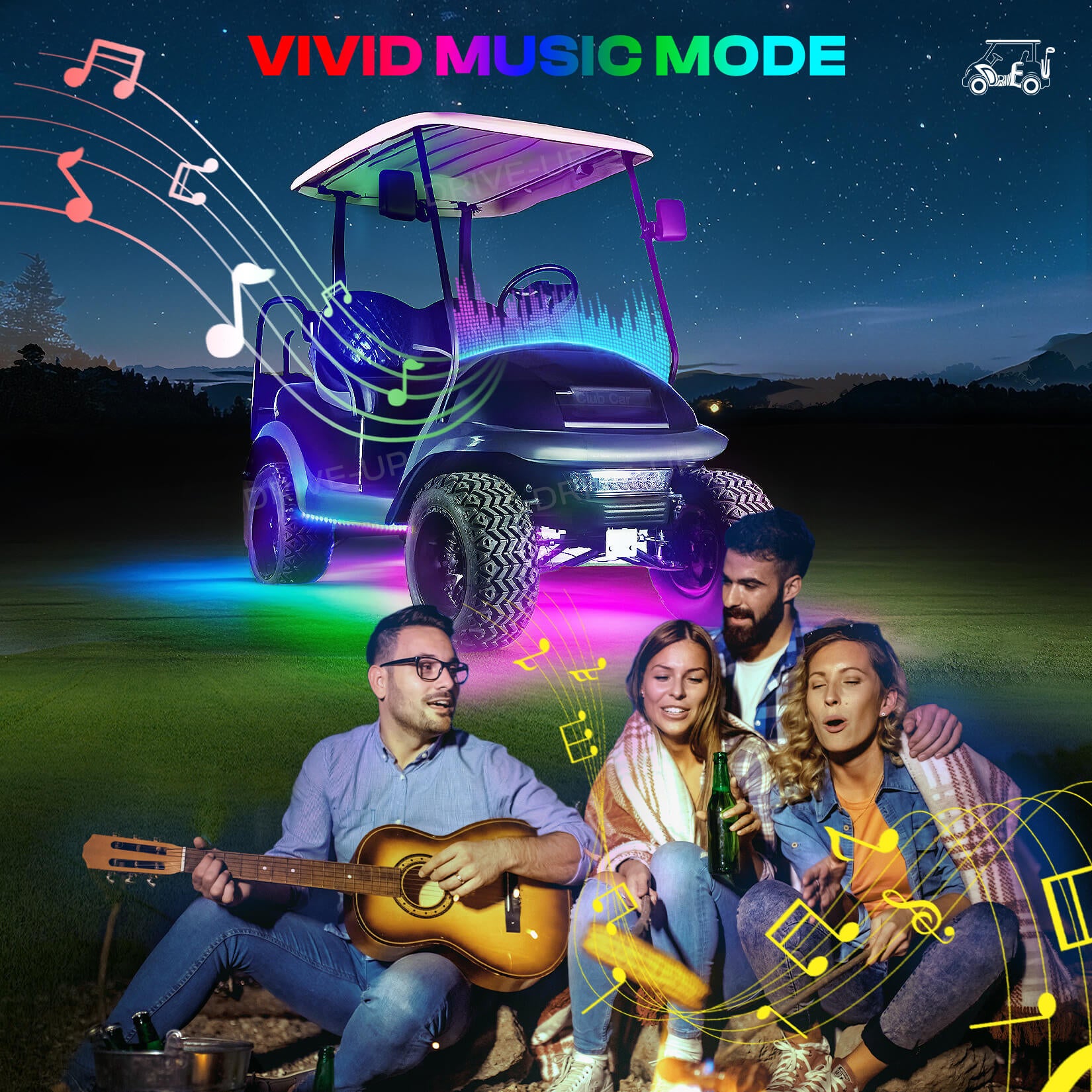 golf cart underglow lights