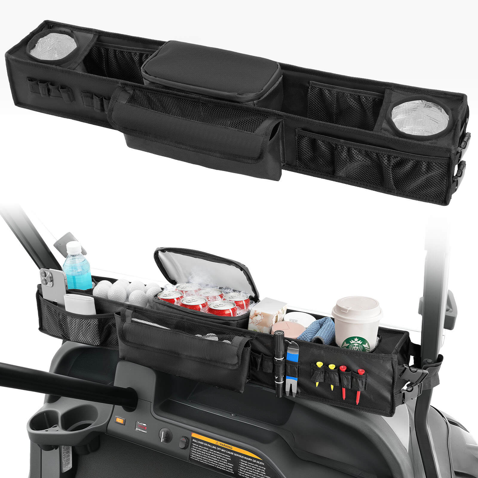 Universal Front Storage Basket for Golf Carts