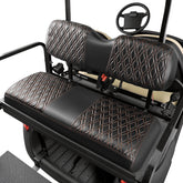 Universal Premium PVC Rear Seat Cover Set for 2+2 Golf Carts – 4 Design Options | DRIVE UP