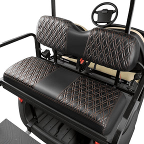Universal Premium PVC Rear Seat Cover Set for 2+2 Golf Carts – 4 Design Options | DRIVE UP
