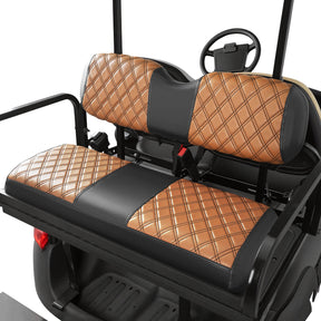 Universal Premium PVC Rear Seat Cover Set for 2+2 Golf Carts – 4 Design Options | DRIVE UP