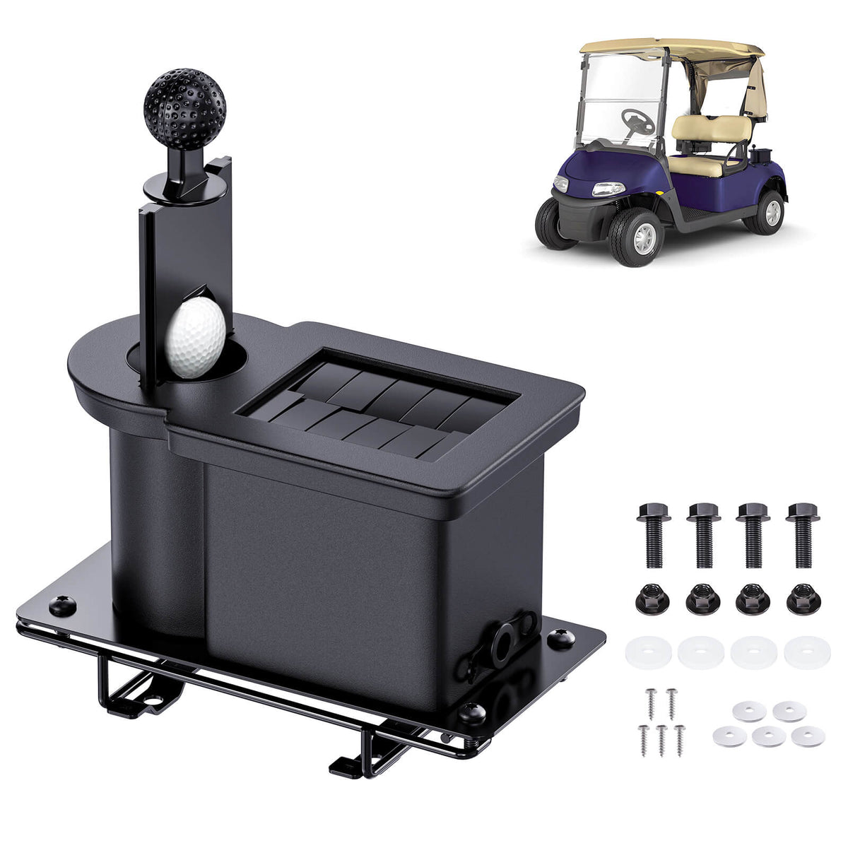 Golf Ball & Club Washer Kit Passenger Side for EZGO RXV 
