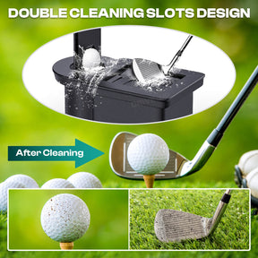 golf cart ball and club washer
