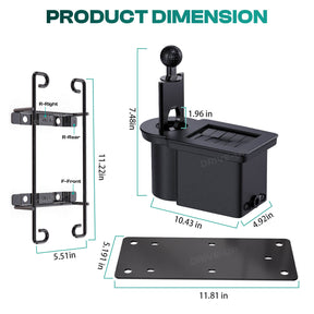 golf cart ball and club washer