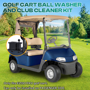 golf cart ball and club washer
