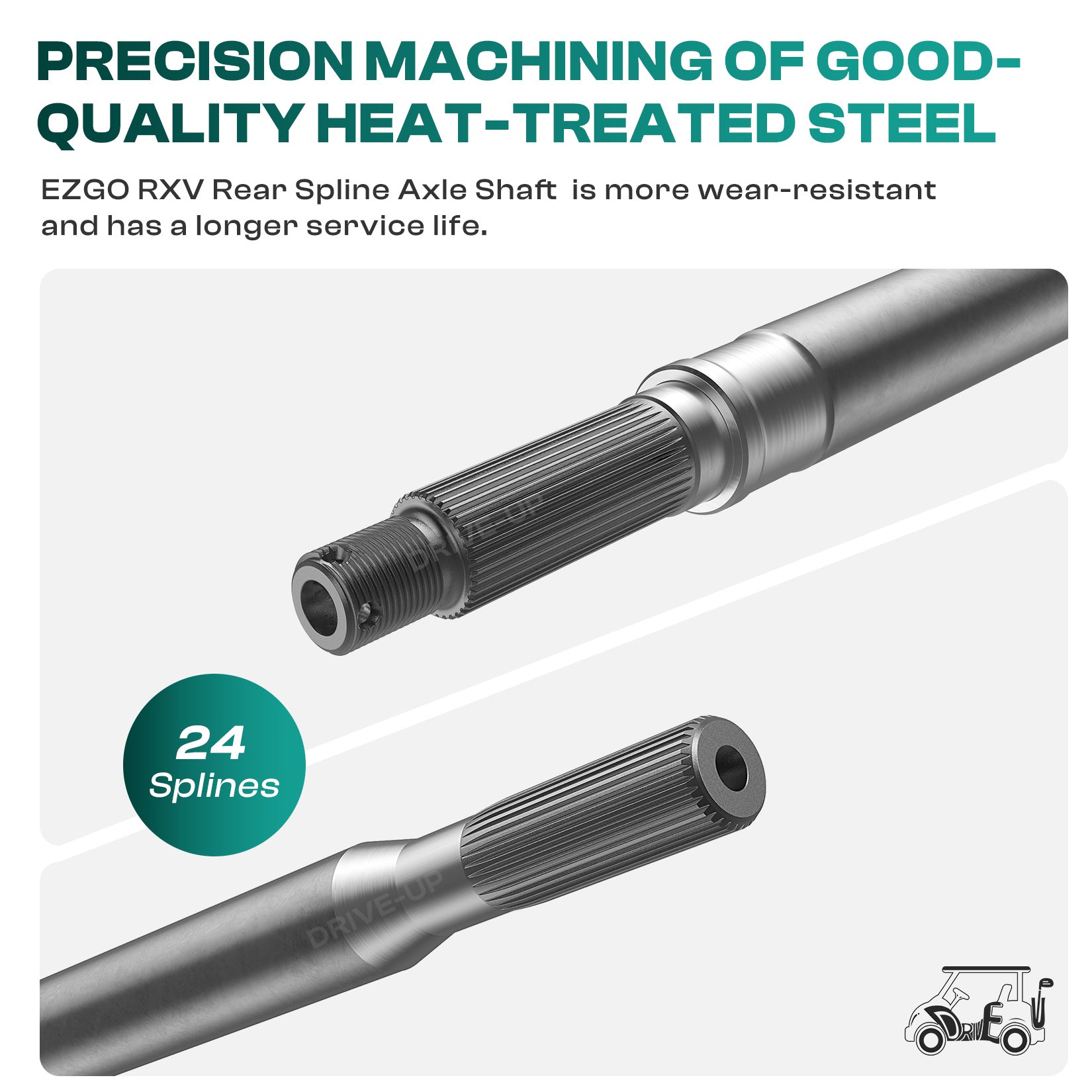 Golf Cart Rear Axle for ezgo