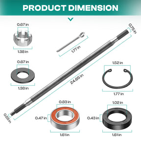 EZGO rear axle assembly