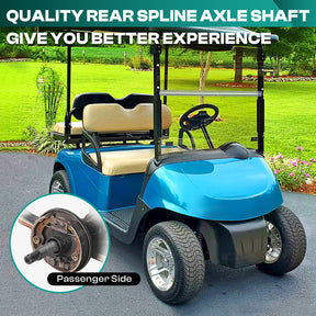 EZGO RXV Rear Spline Axle Shaft for Electric Golf Cart 2008-Up Passenger Side OEM 620341 614209 |Drive-up