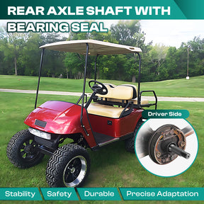 Golf Cart EZGO Rear Axle Shaft with Bearing Seal for 1994.3-2009 Gas TXT OEM #72056G01  | Drive-up
