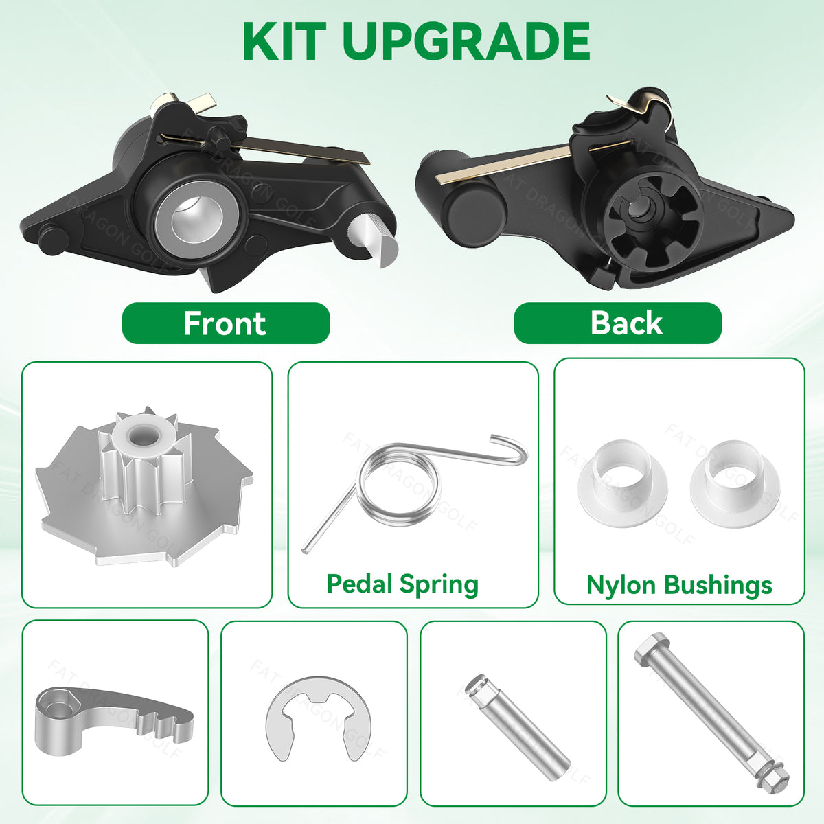Park Brake Release and Parking Gear Repair Kit for Club Car| Drive up