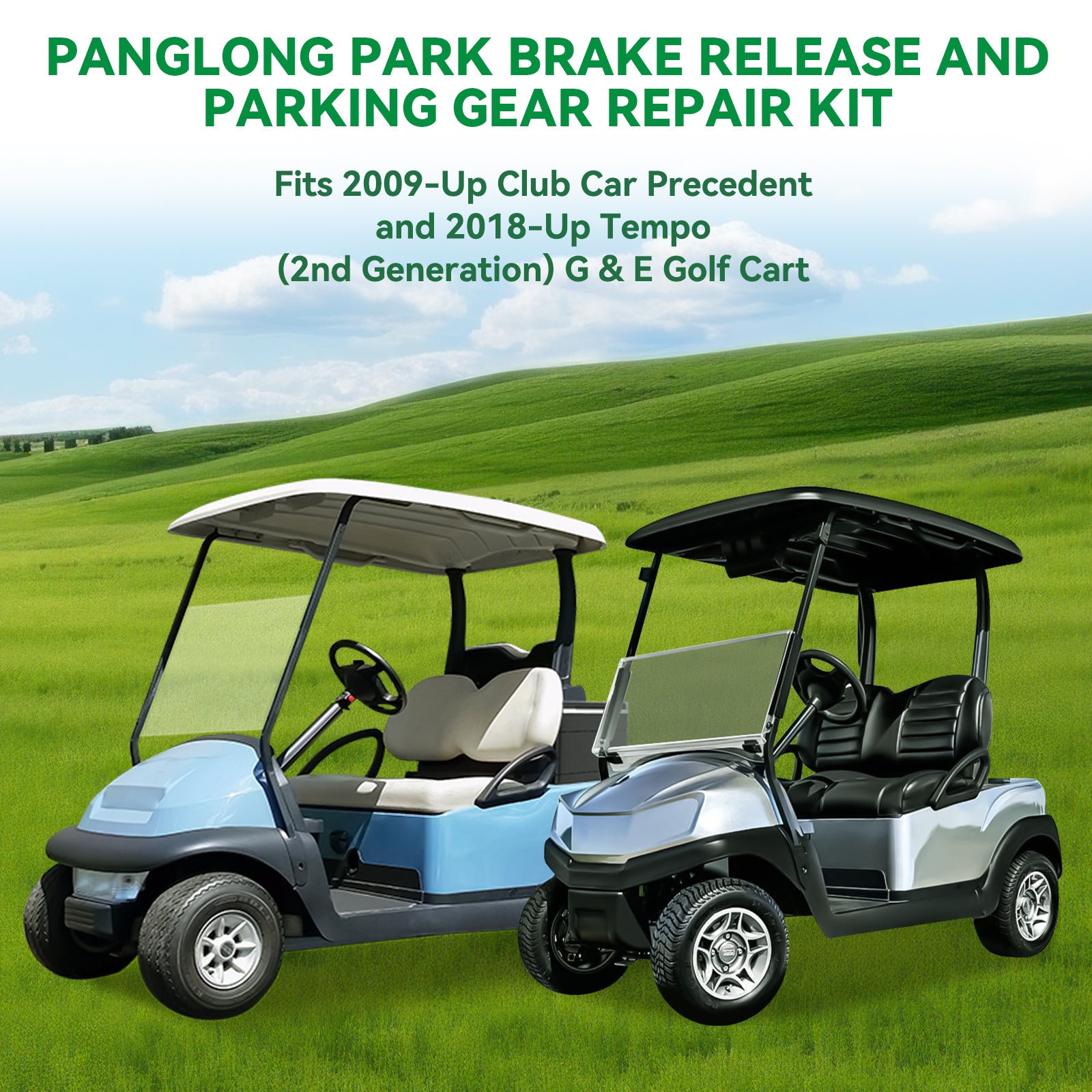 Park Brake Release and Parking Gear Repair Kit for Club Car| Drive up