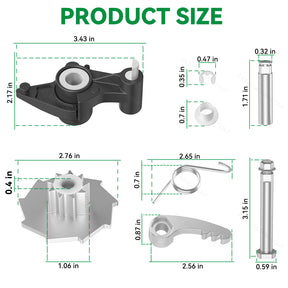 Park Brake Release and Parking Gear Repair Kit for Club Car| Drive up