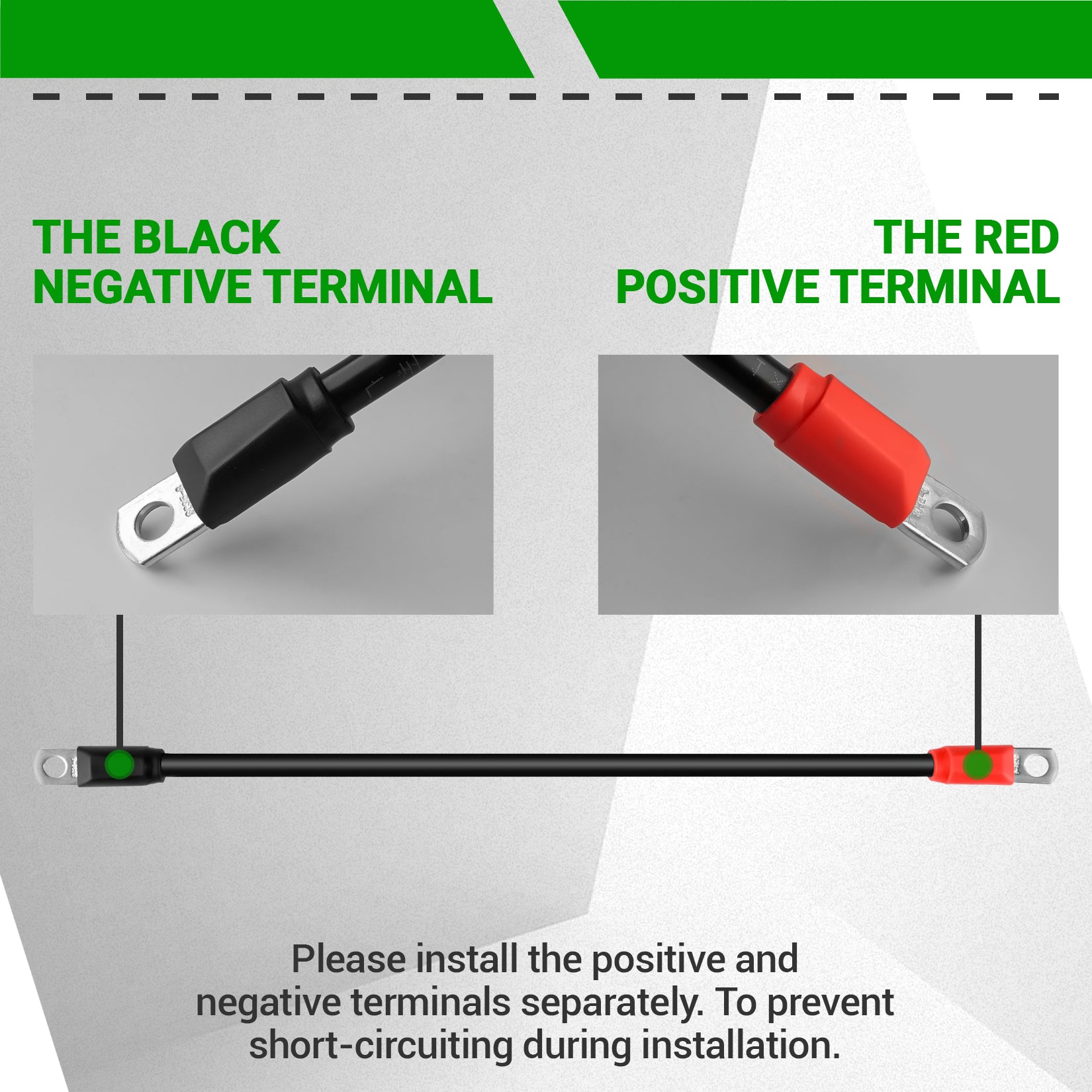 Golf Cart Battery Cables, Heavy Duty Golf Cart Battery Cables for Club Car DS & Precedent 1994-up 48 Volt, 7 PCS 4 Gauge Pure Copper Golf Cart Battery Wiring Cables (A Set)