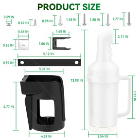 Sand Bottle with Handle for Golf Cart Club Car Precedent - 2PCS | Drive up