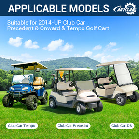 Golf Cart Rear Lugs 2 Hole Locking Plate for Club Car Precedent, Tempo, Onward, Set of 4 |Drive-up