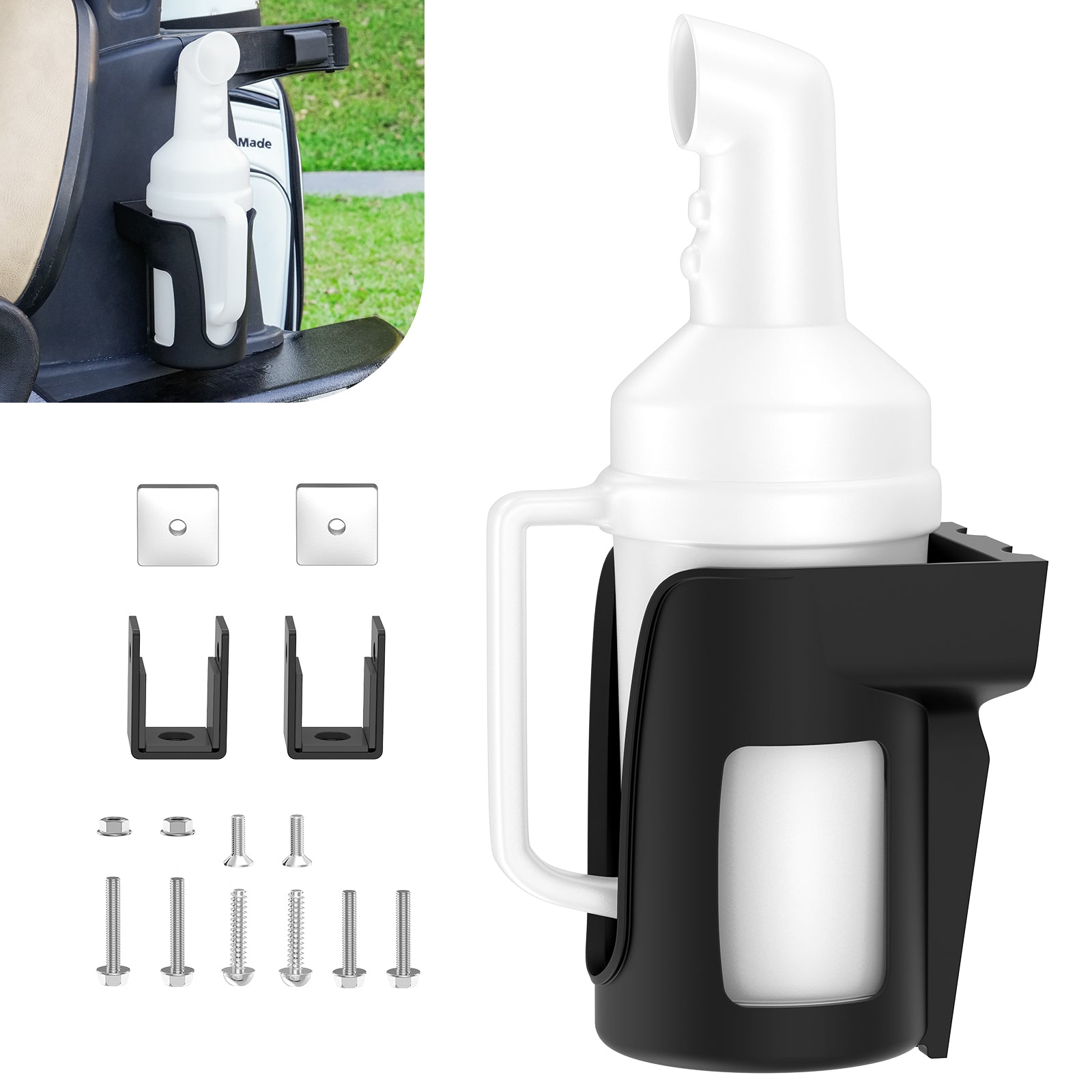 Drive-up Golf Sand Bottle for Club Car Precedent - 35oz Divot Sand Bottle | Drive up