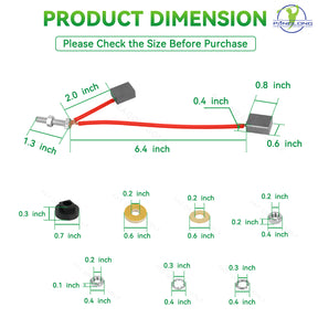 Starter Generator Motor Brush Set Kit for 2010-UP Club Car Precedent Gasoline&2018-up Tempo Golf Cart |Drive-up