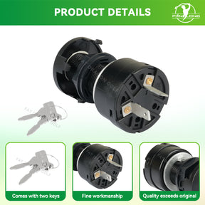Golf Cart Ignition Switch for Club Car 2004+ Precedent & 2018+ Tempo Electric Models | Drive-up