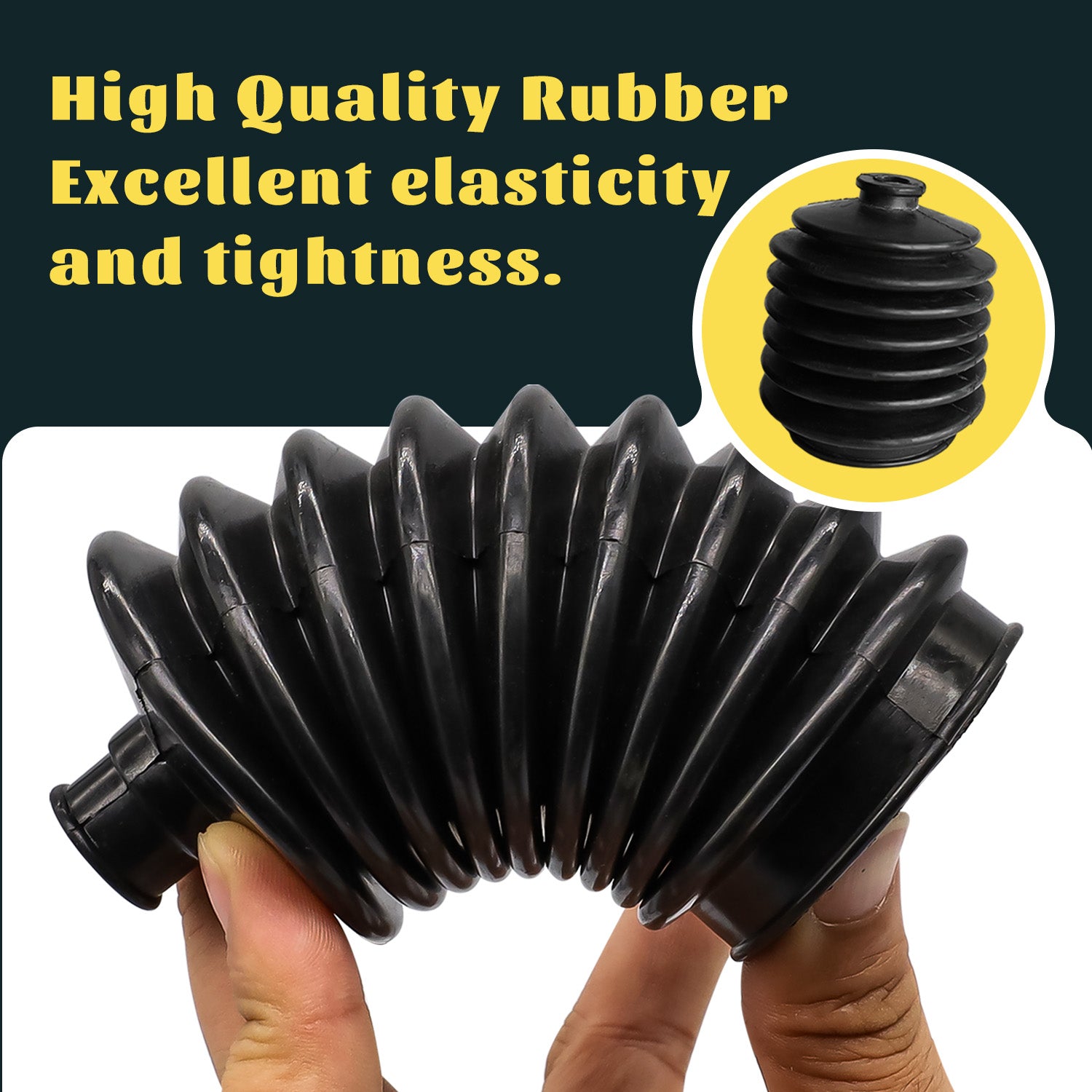 Steering Bellows with Stainless Steel Cable Tie Fits Club Car DS | Drive-up