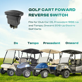 Foward Reverse Switch Compatible with Club Car DS, Precedent 1996-Up 48V E Golf Cart PowerDrive Plus and Tempo 2018-Up |Drive-up