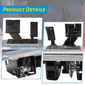 Drive-up Club Car Precedent Pedal Assembly, Club Car Pedal with Conversion Kit, Suitable for 2004-UP Precedent & 2018-Up Tempo-Universal Electric Carts, for 1st Gen and 2nd Gen, OEM #102500001, 103974821