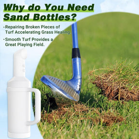 Universal Golf Cart Sand Bottle for EZGO, Club Car & Yamaha | Drive-up