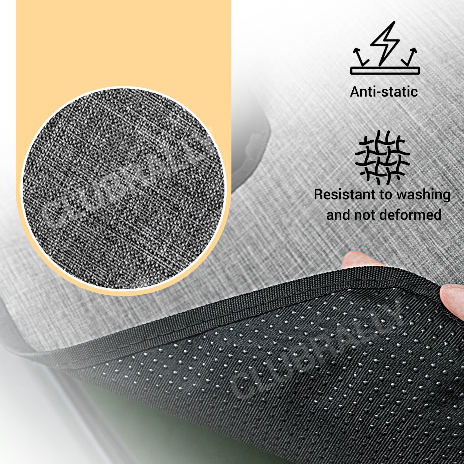 Golf Cart Seat Cover, Breathable Universal Golf Cart Blanket for Club Car, EZGO with Armrests, Sandwich Fabric- Gray |Drive-up