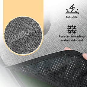 Golf Cart Seat Cover, Breathable Universal Golf Cart Blanket for Club Car, EZGO with Armrests, Sandwich Fabric- Gray |Drive-up