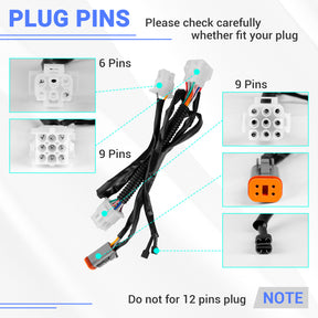Drive-up Golf Cart Headlight DC Voltage Reducer 48V Step Down to 12V 15A Buck Converter, Voltage Regulator Kit for Club Car