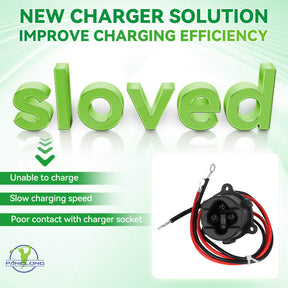 48V MAC DC Charger Receptacle with Harness for Yamaha G29 2011-2017