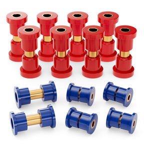 Panglong Club Car DS Bushing Kit for A Arm, Front and Rear Suspension; Polyurethane Bushings Kit Suitable for 1992-Up DS Golf Cart; OEM#1016346, 1016349, 1016350, 1015583, 1012303