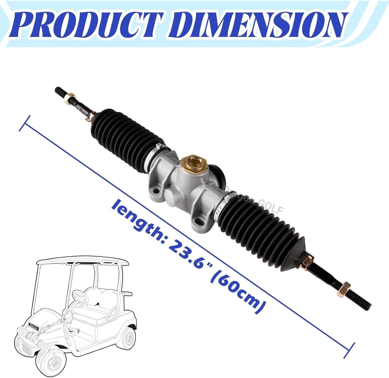 Club Car Precedent&Tempo Golf Cart Steering Gear Box Assembly 102288601 | Drive-up