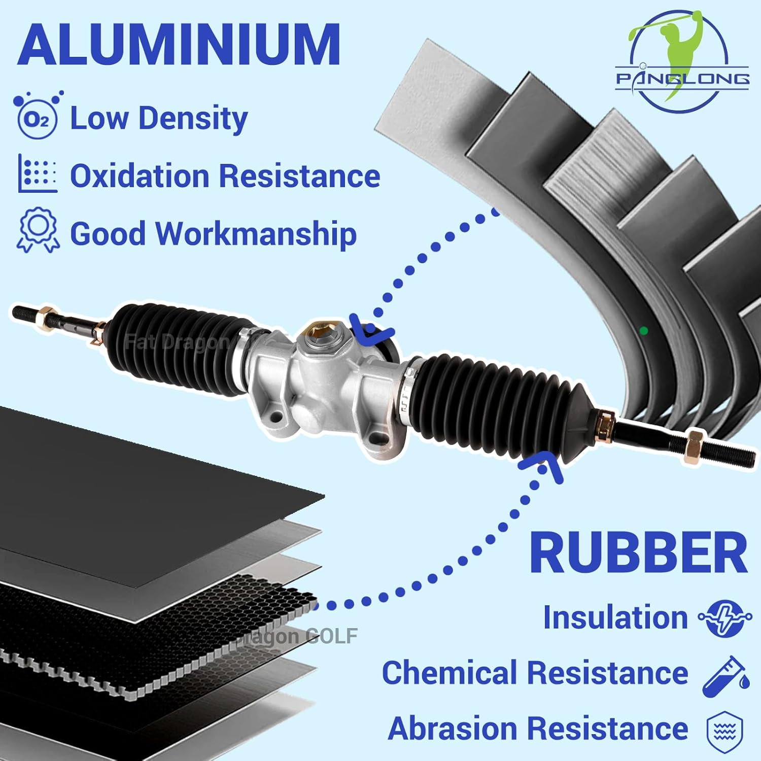 Club Car Precedent&Tempo Golf Cart Steering Gear Box Assembly 102288601 | Drive-up