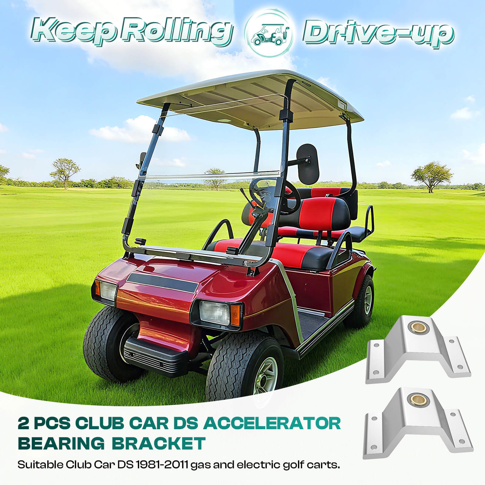 Club Car DS accelerator rod