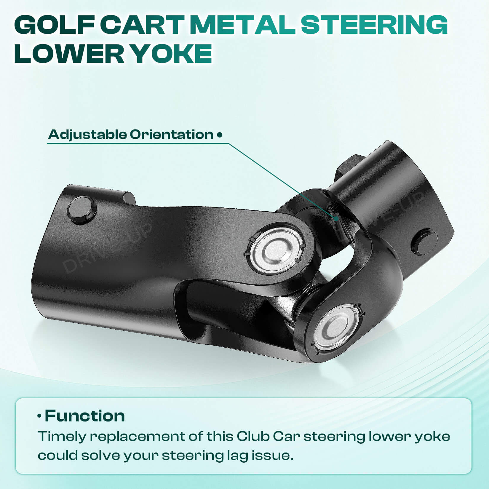Golf Cart Metal Steering Lower Yoke for Club Car