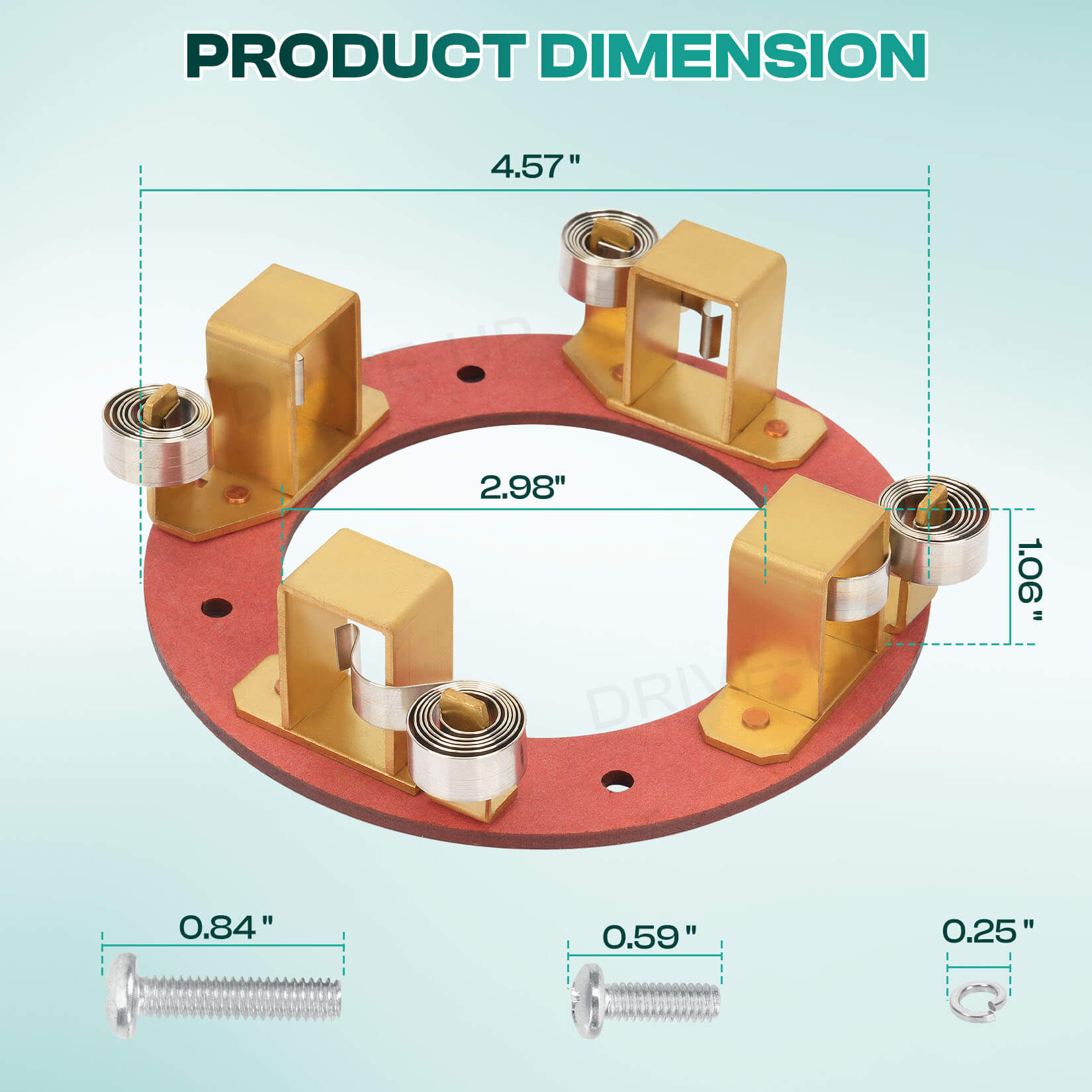 Golf Cart Motor Brushes Plate Assembly