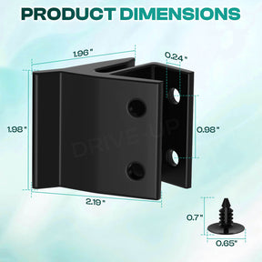 Upper Golf Cart Windshield Retaining Clips for Club Car Precedent