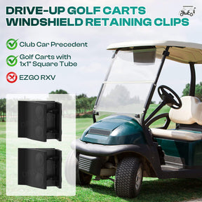 Upper Golf Cart Windshield Retaining Clips for Club Car Precedent