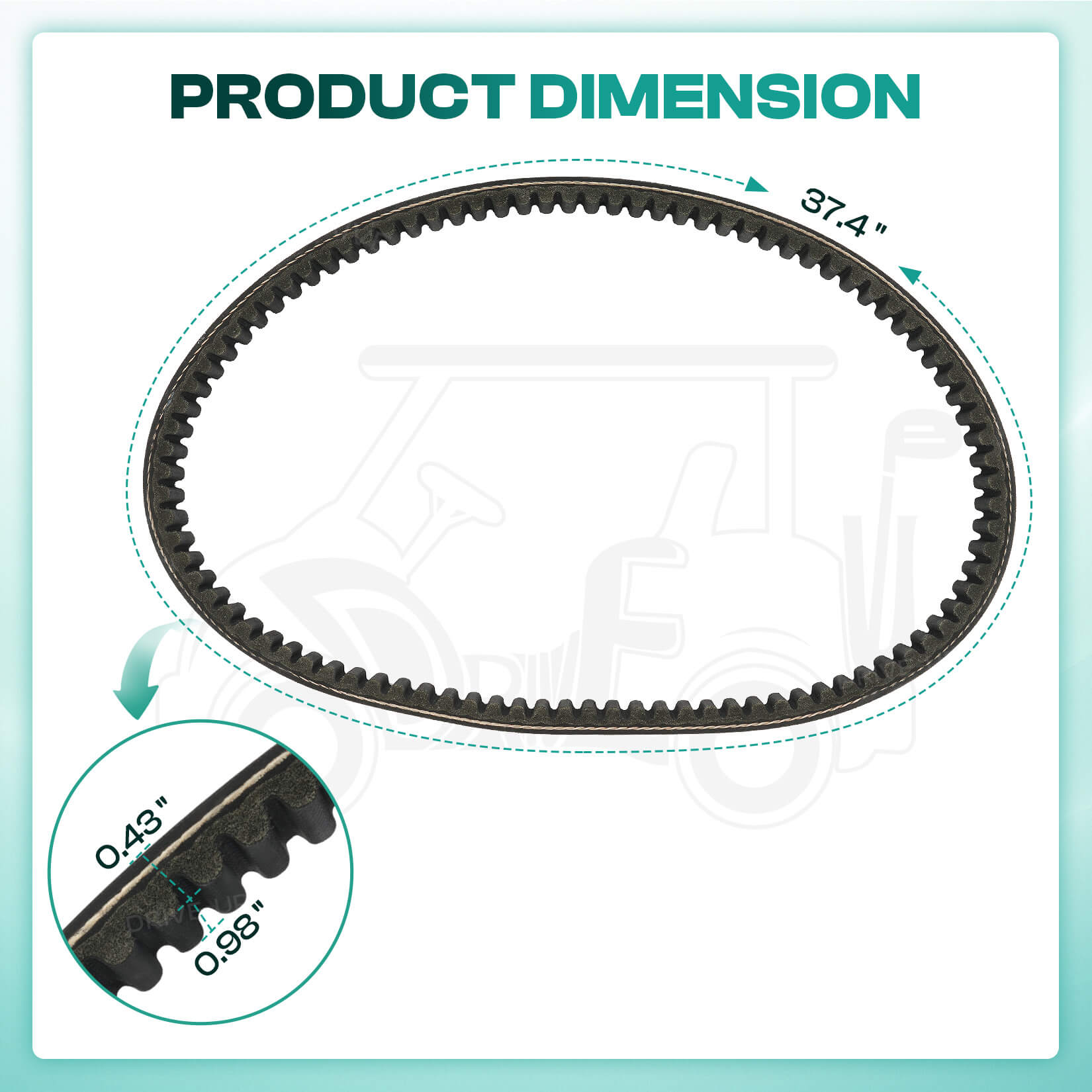 Club Car DS / Precedent drive belt