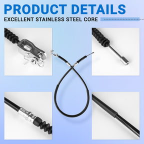 Drive-up Club Car DS Brake Cable Kit & Hanger for 2000-up Gas & Electric Golf Cart Stainless Steel Core Driver and Passenger Side Cables OEM# 102022101 1013207 101900801