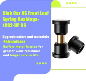 Club Car Front Leaf Spring Bushings Kit Polyurethane Bushing and Sleeve For 1992-UP DS 1015583 | Drive-up