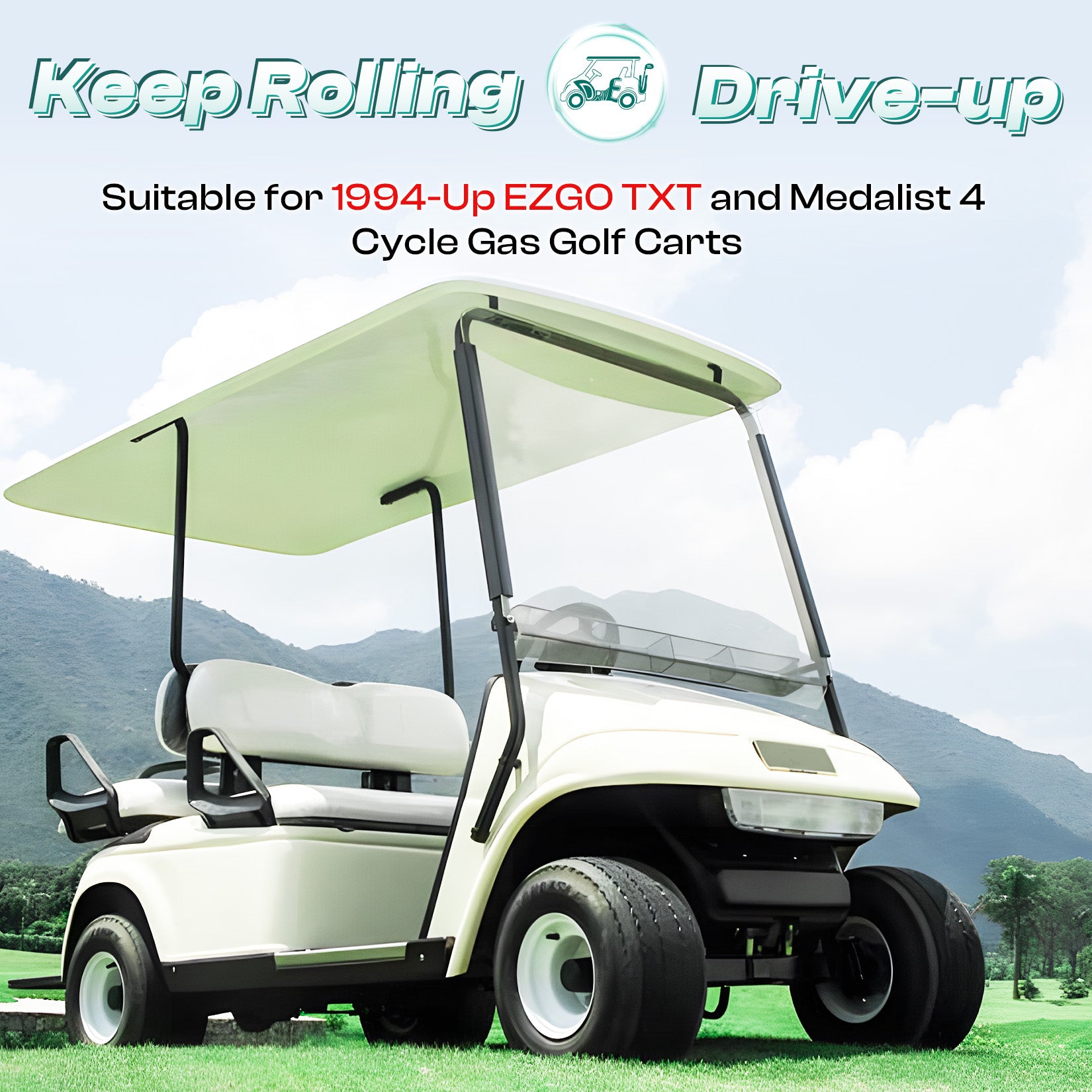 ezgo txt golf cart clutch drive belt