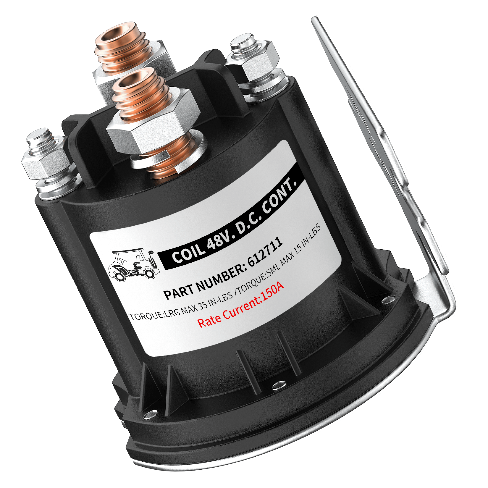 EZGO Golf Cart Solenoid for 48V TXT and MPT Vehicles | Drive-up