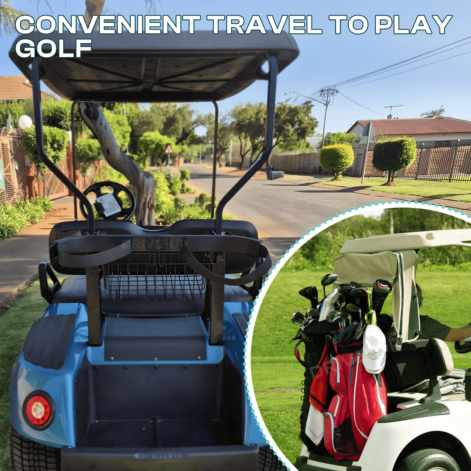 Golf Cart Bag Holder Bracket for EZGO TXT
