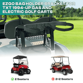 Golf Cart Bag Holder Bracket for EZGO TXT
