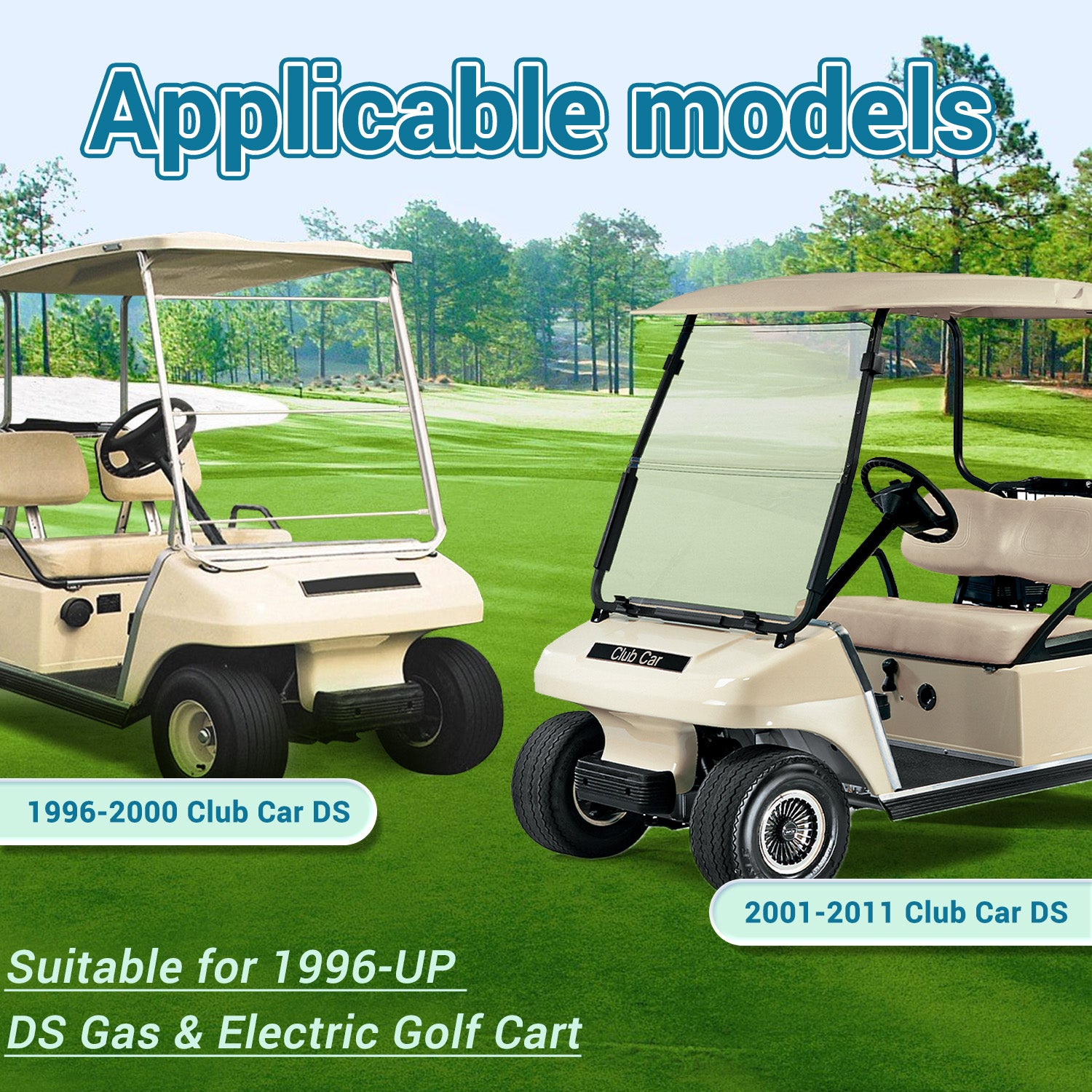 Drive-up Club Car DS Pedal Rebuild Kit, Golf Cart Pedal Repair Kit E&G